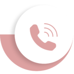 Pink phone icon